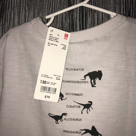 UNIQLO Discovery Channel Dinosaur T-Shirt - Picture 3 of 4